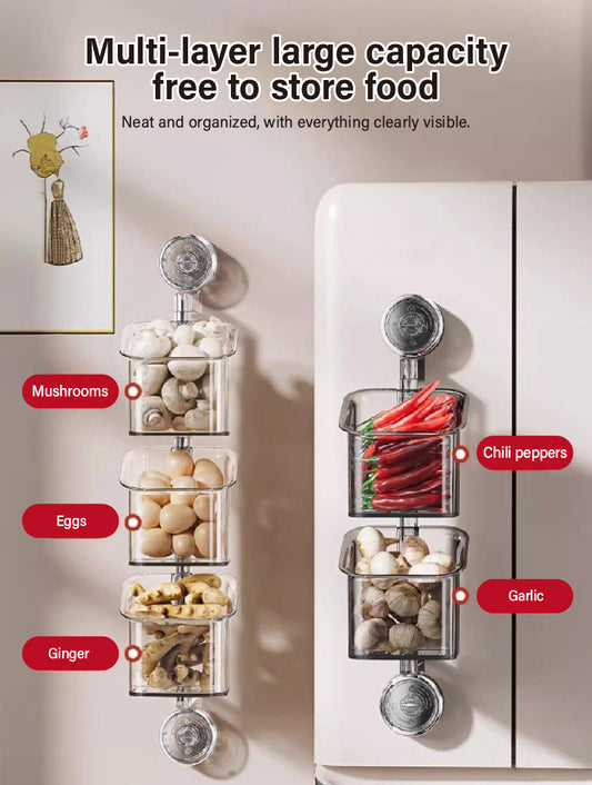ROTATING SUCTION CUP STORAGE BOX