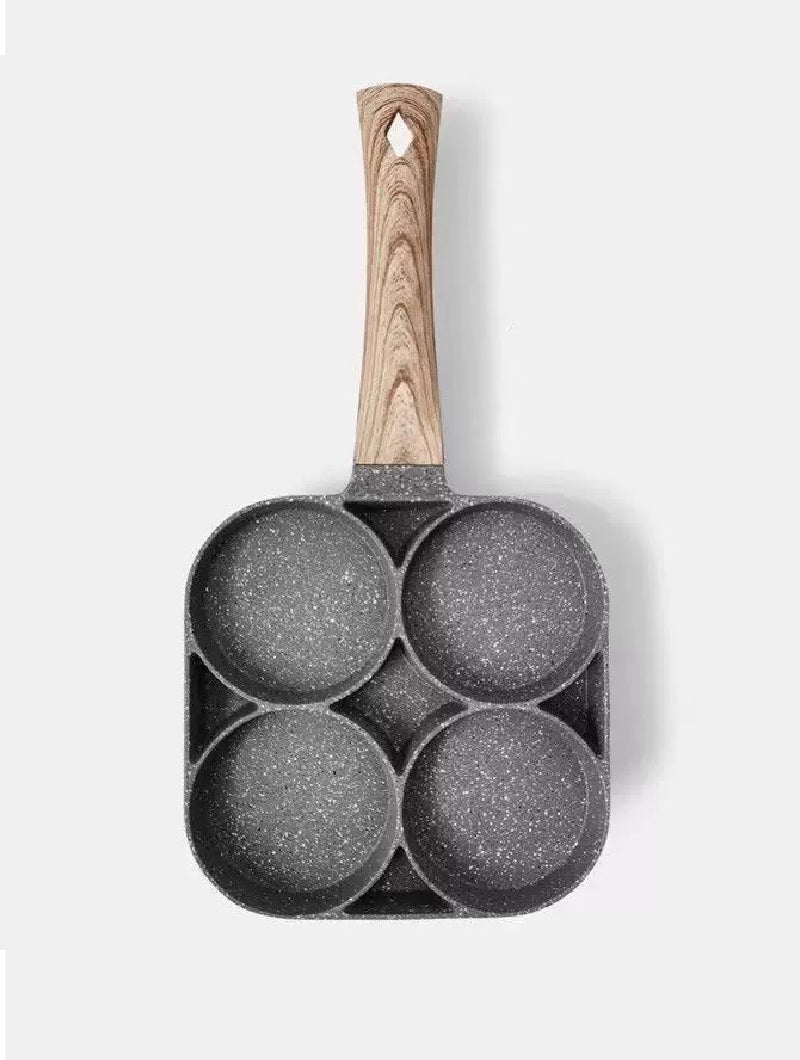 Four-hole non-stick breakfast pan