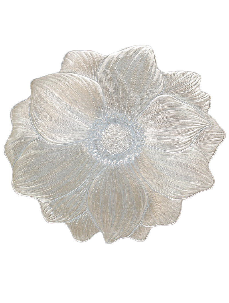 Heat-resistant, waterproof, oil-resistant lotus-patterned placemat