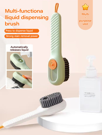 【ONE WIPE CLEAN】PRESS AND RELEASE SOFT BRISTLE CLEANING BRUSH