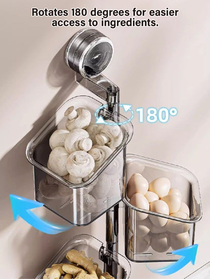 ROTATING SUCTION CUP STORAGE BOX