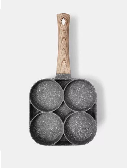 Four-hole non-stick breakfast pan